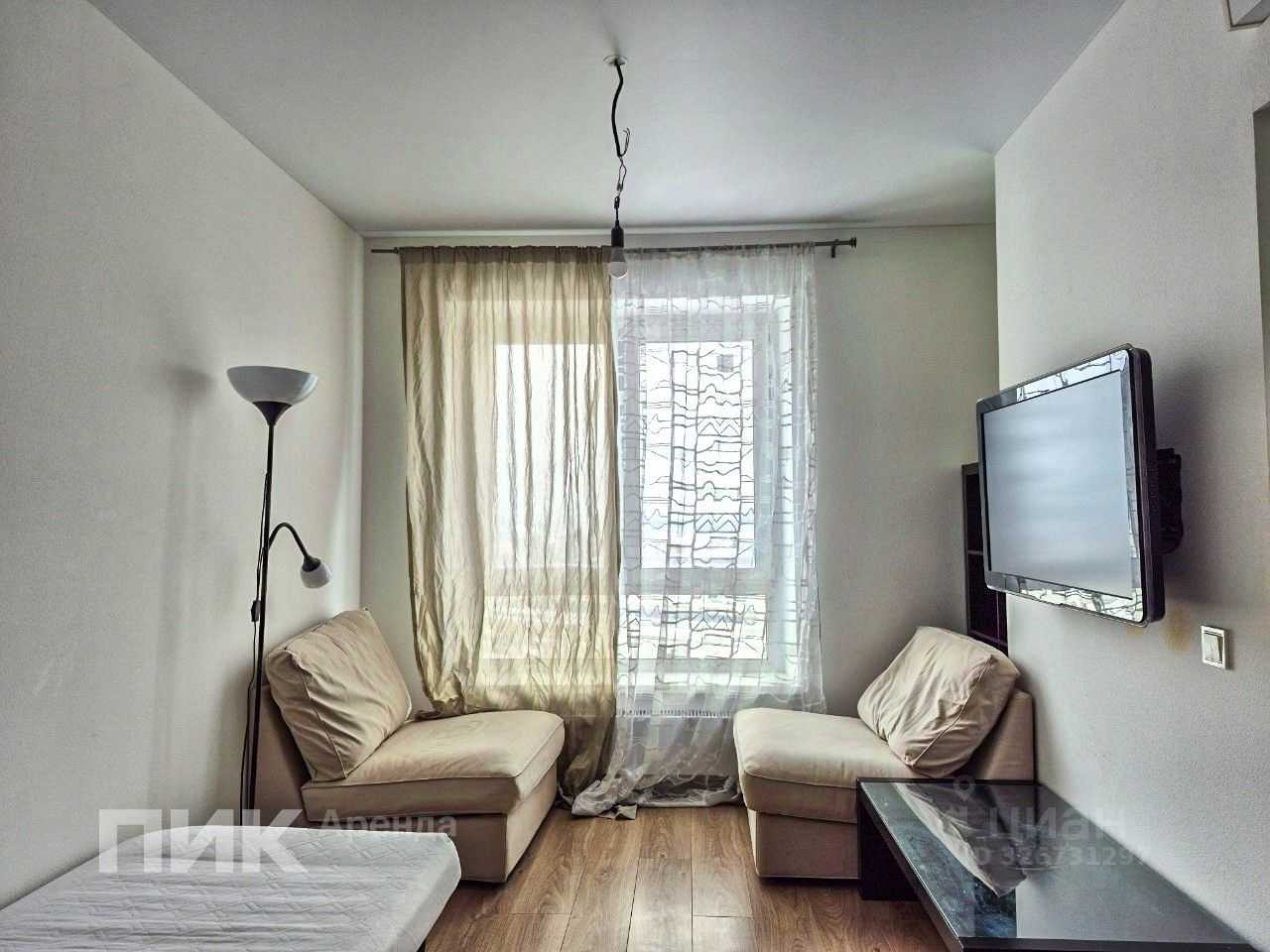 1-комнатная квартира, 33,3 м²