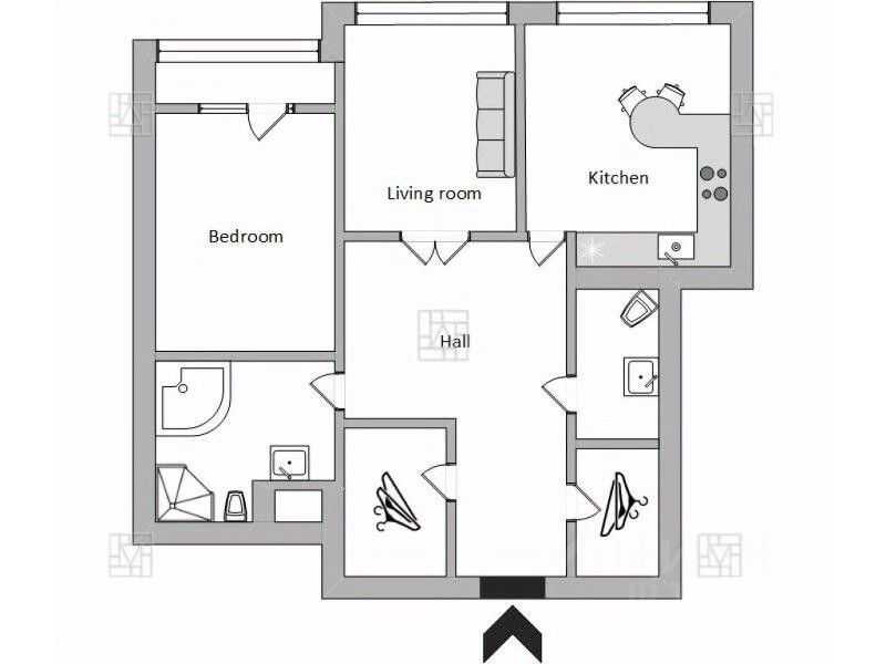 2-комнатная квартира, 90 м² — фотография 2
