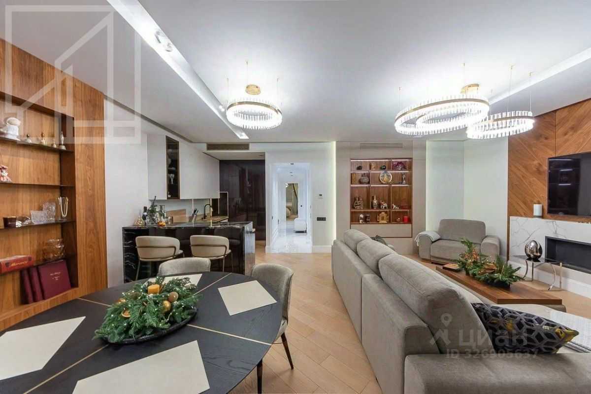 3-комнатная квартира, 125 м²