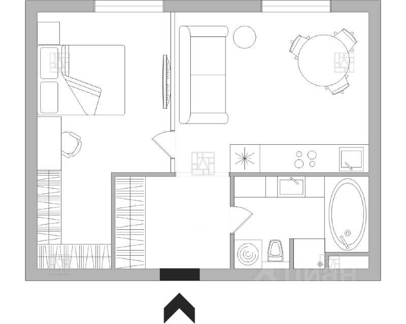 2-комнатная квартира, 40,2 м² — фотография 2