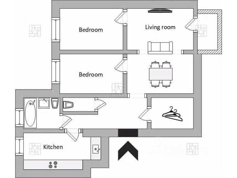 3-комнатная квартира, 85 м² — фотография 2