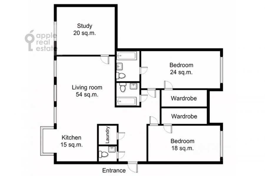 4-комнатная квартира, 192 м² — фотография 2