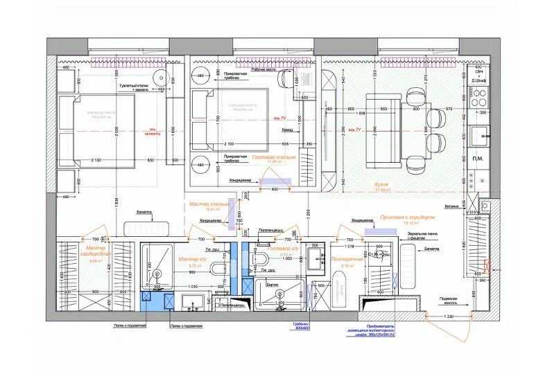 2-комнатная квартира, 78 м² — фотография 2