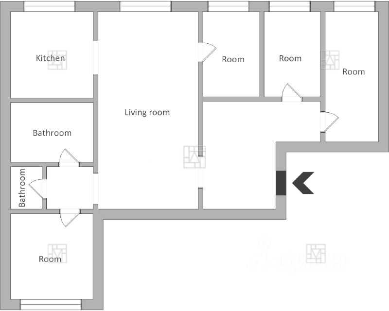 5-комнатная квартира, 150 м² — фотография 2