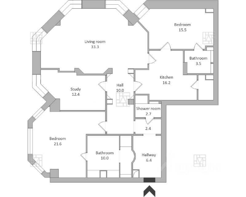 4-комнатная квартира, 136 м² — фотография 2