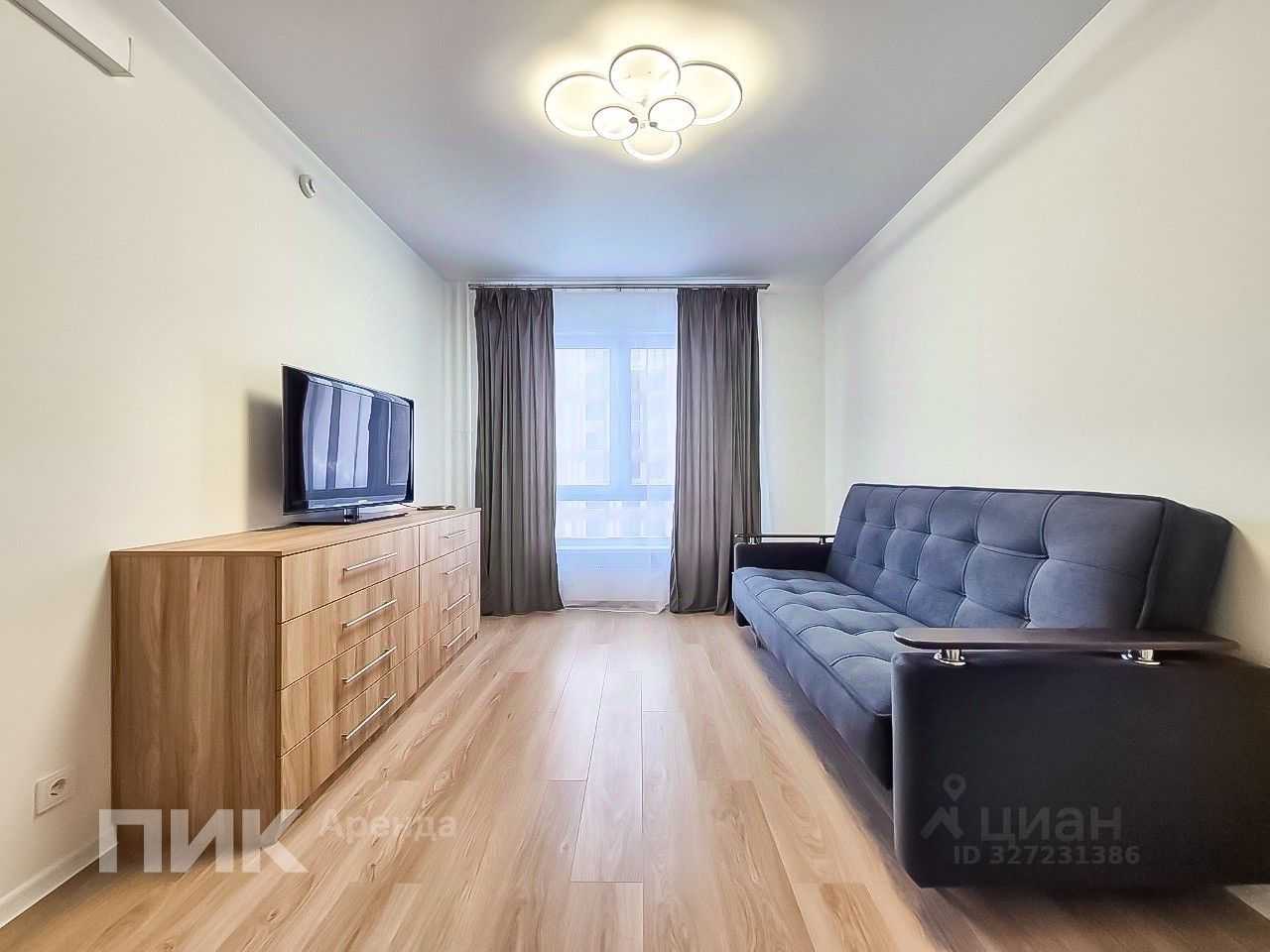 1-комнатная квартира, 35 м²