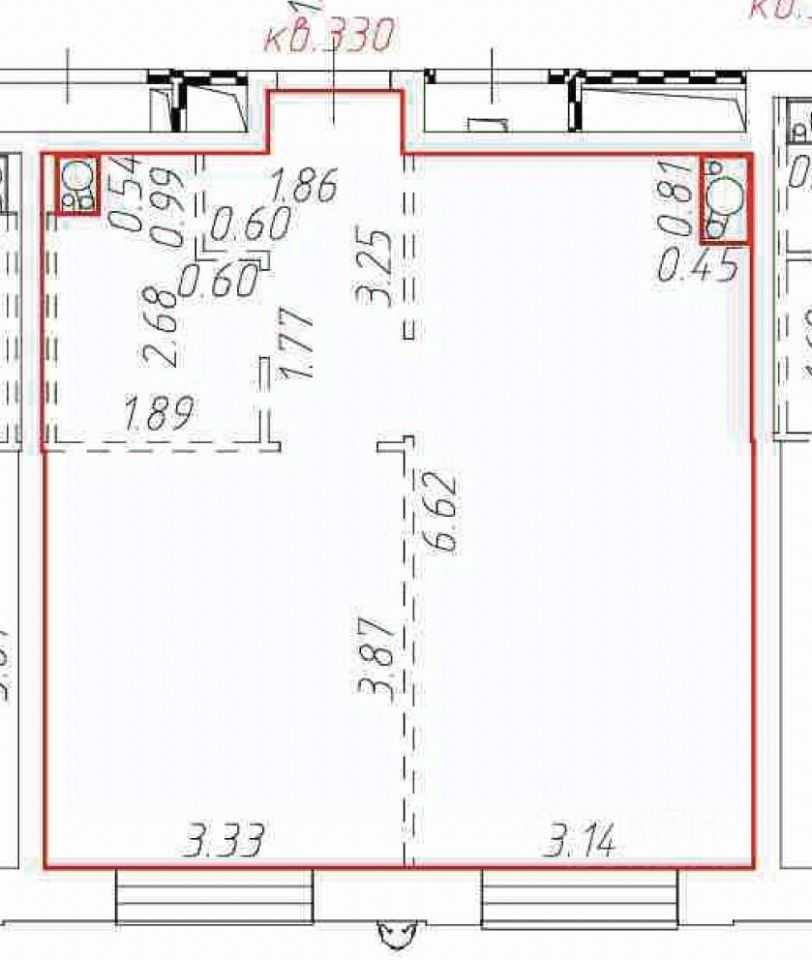 1-комнатная квартира, 42,3 м² — фотография 2