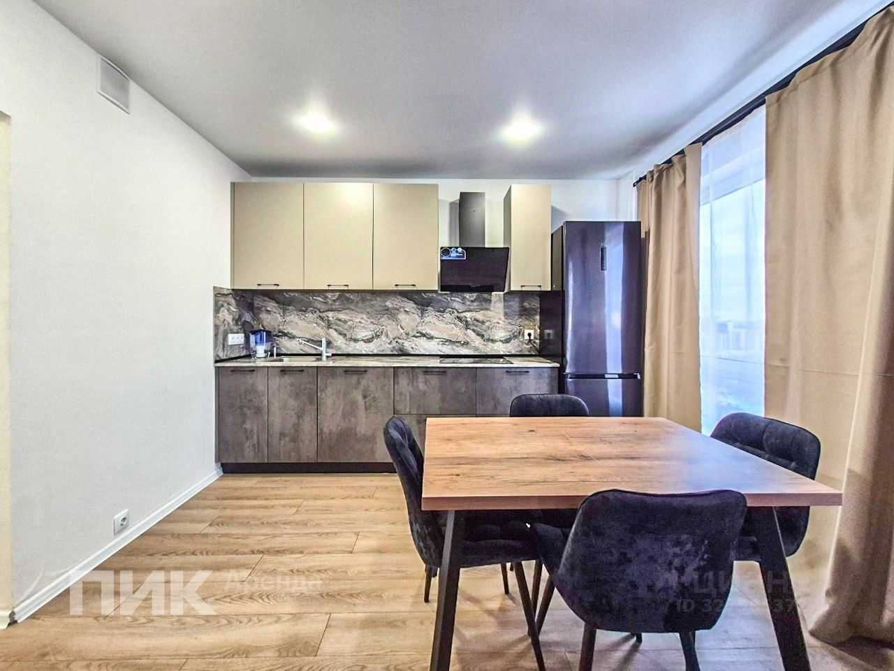 1-комнатная квартира, 33,7 м²
