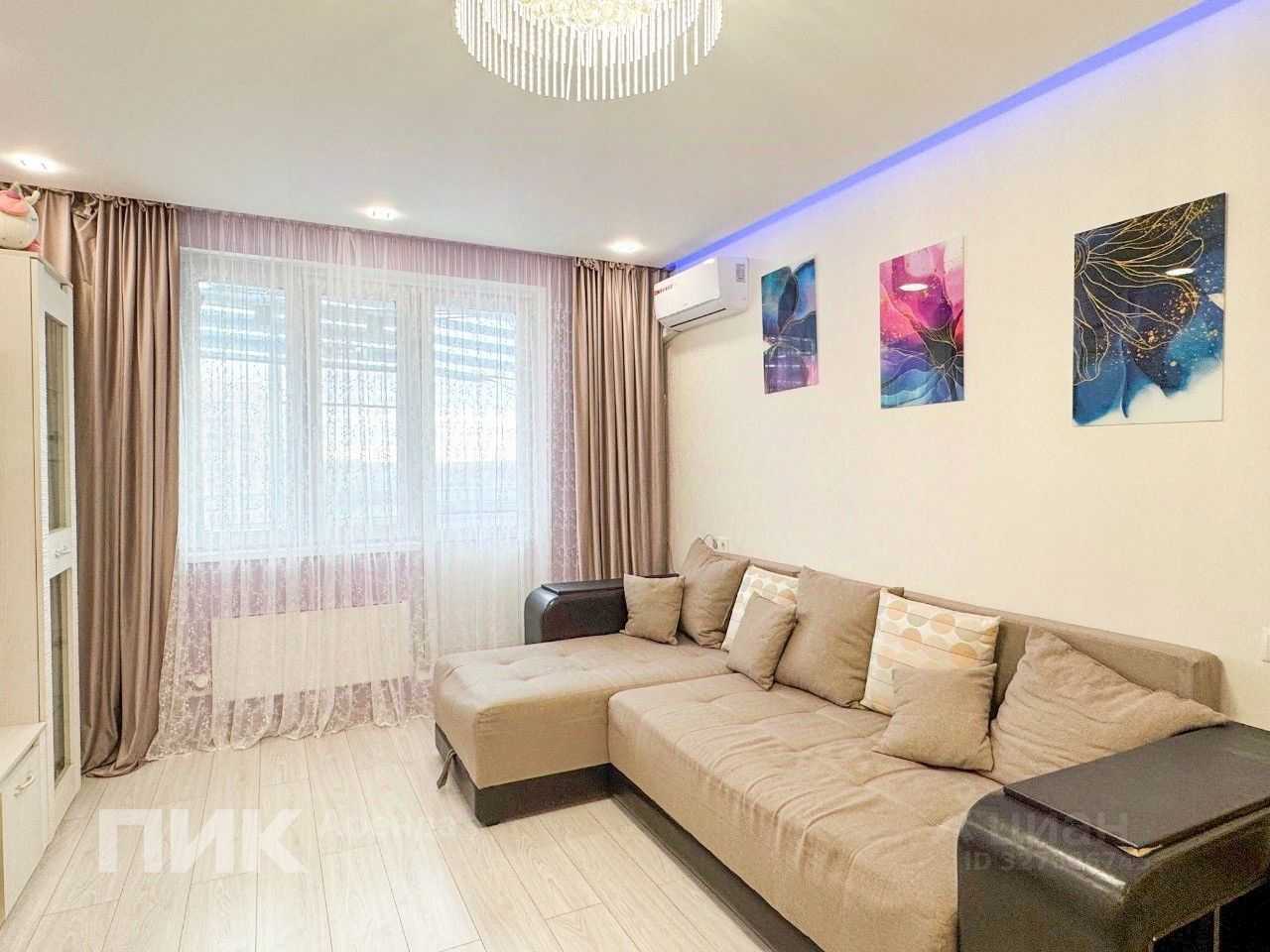 1-комнатная квартира, 38 м²