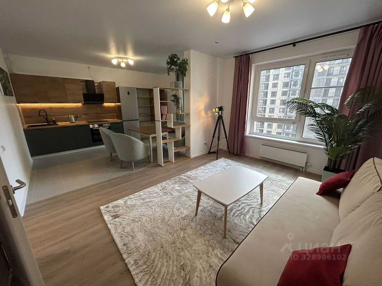 2-комнатная квартира, 58 м² — фотография 3