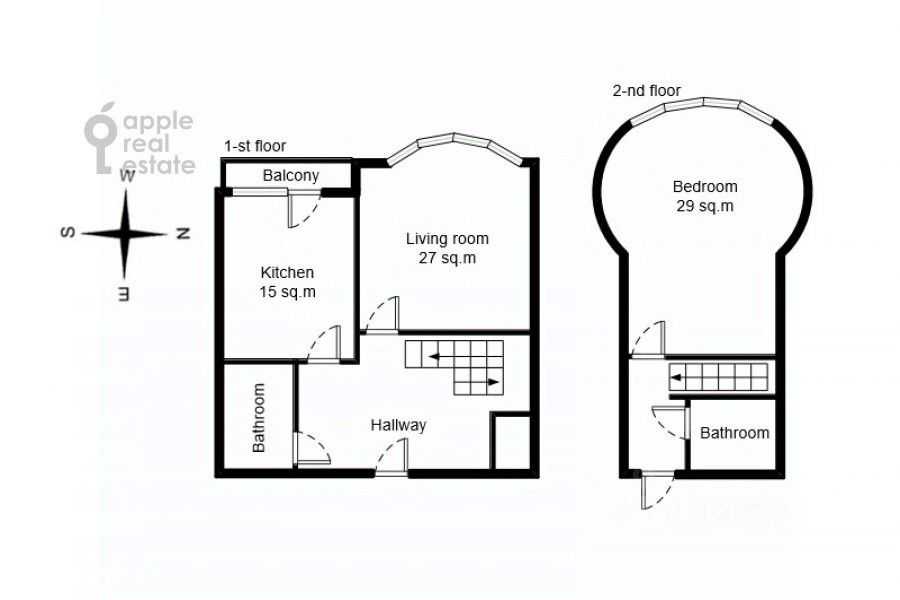 2-комнатная квартира, 110 м² — фотография 2