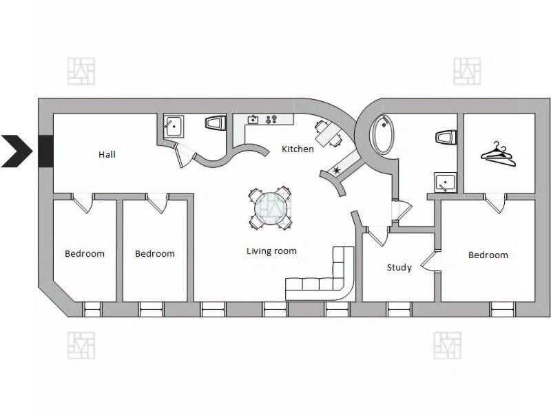 5-комнатная квартира, 130 м² — фотография 2