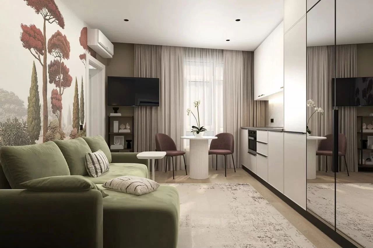 1-комнатная квартира, 30 м² — фотография 3
