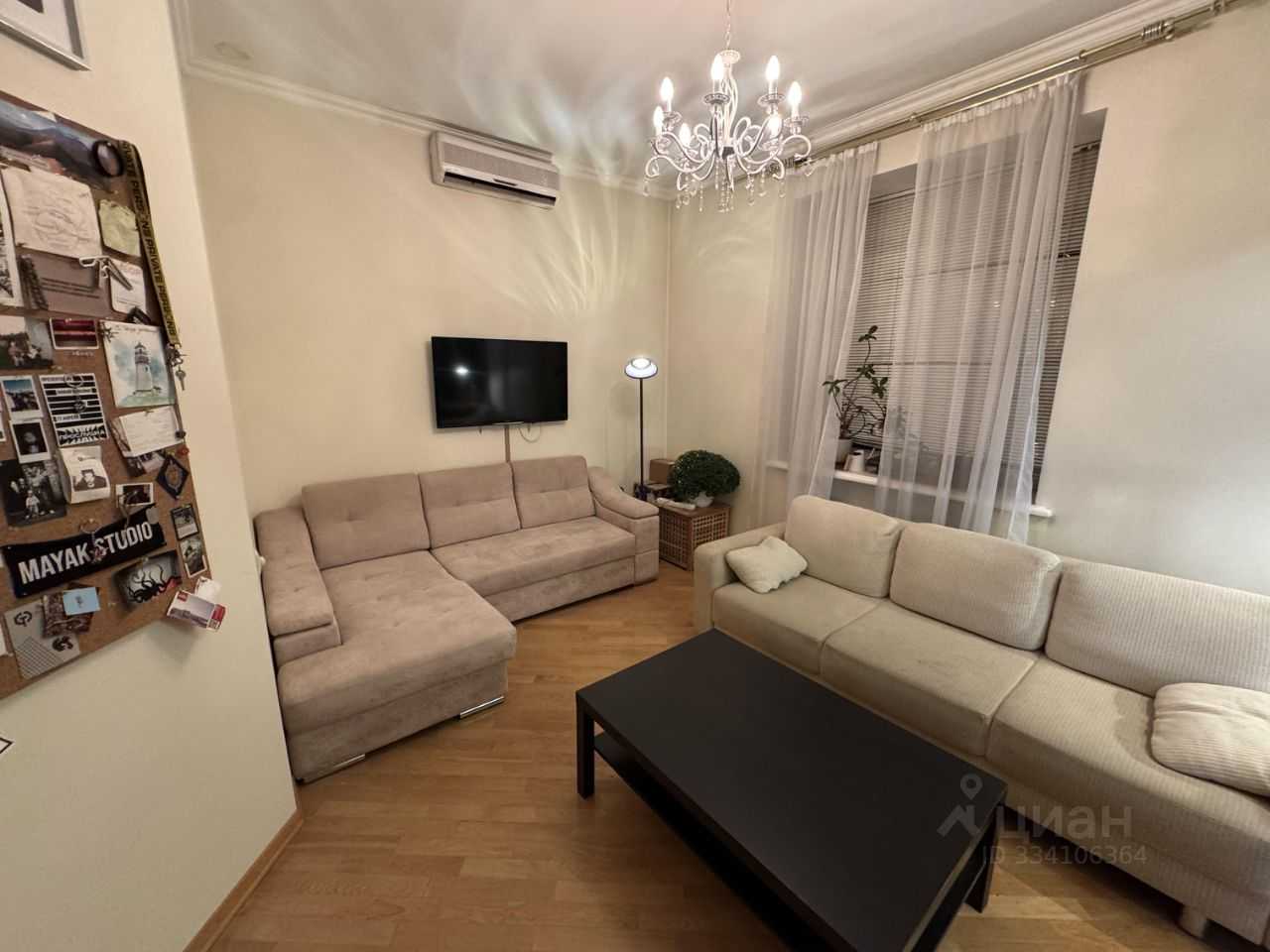 1-комнатная квартира, 80 м² — фотография 3