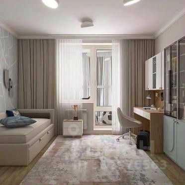 1-комнатная квартира, 80 м²
