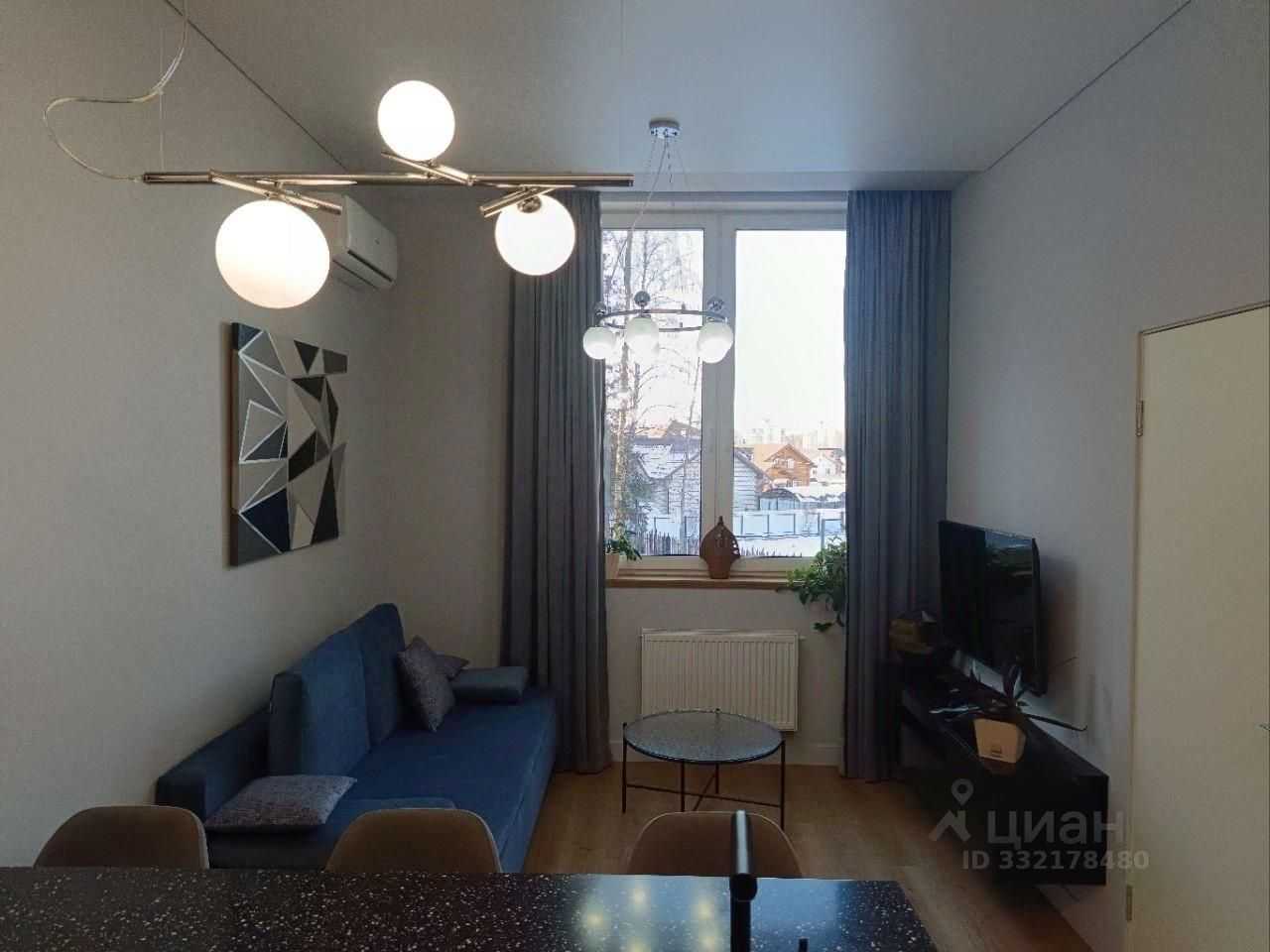 1-комнатная квартира, 34 м²