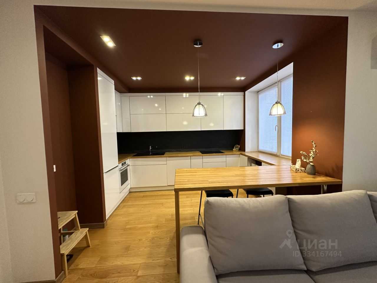 2-комнатная квартира, 56 м² — фотография 2