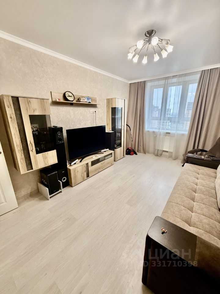 1-комнатная квартира, 43 м²