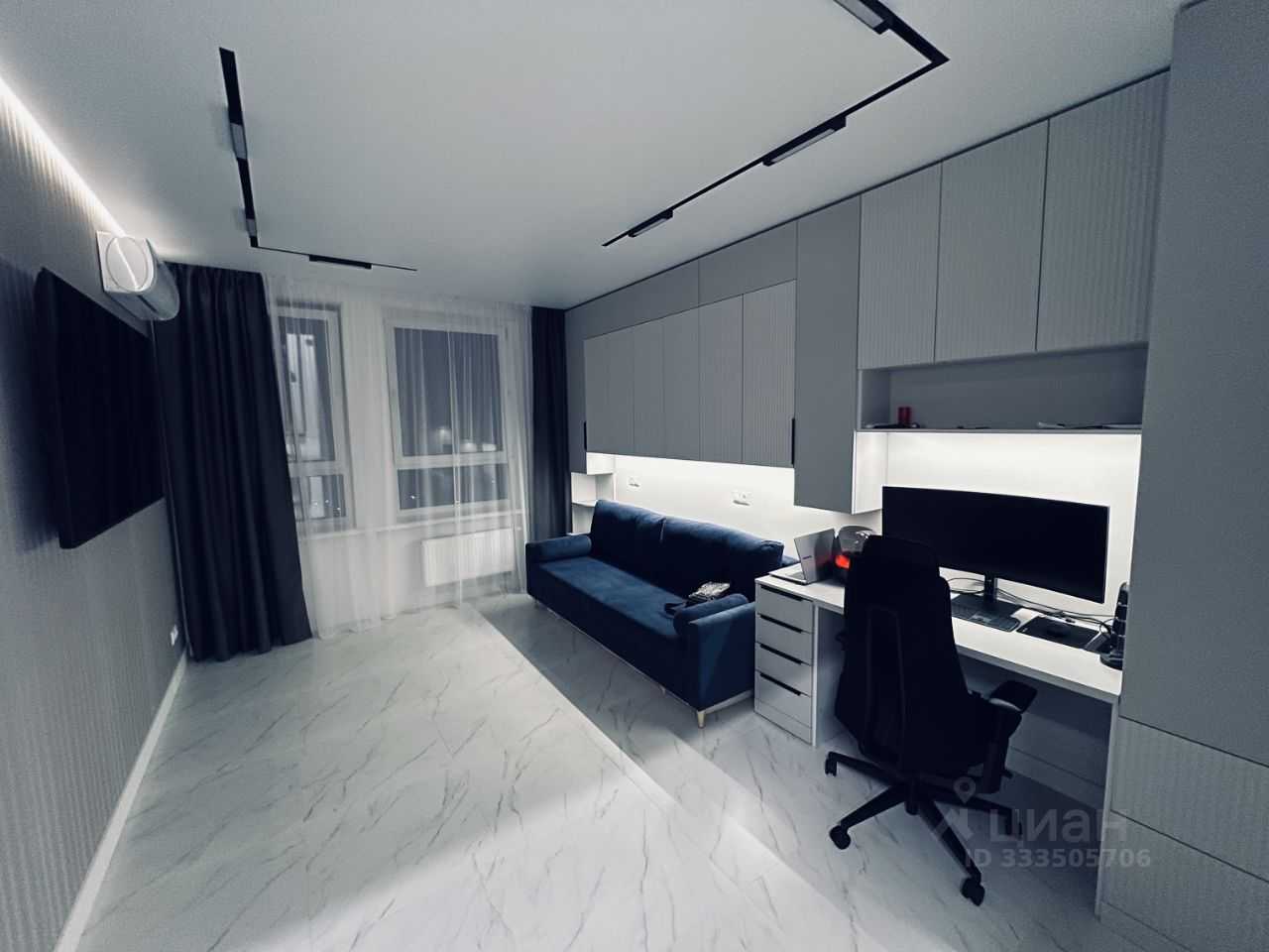 1-комнатная квартира, 36 м²