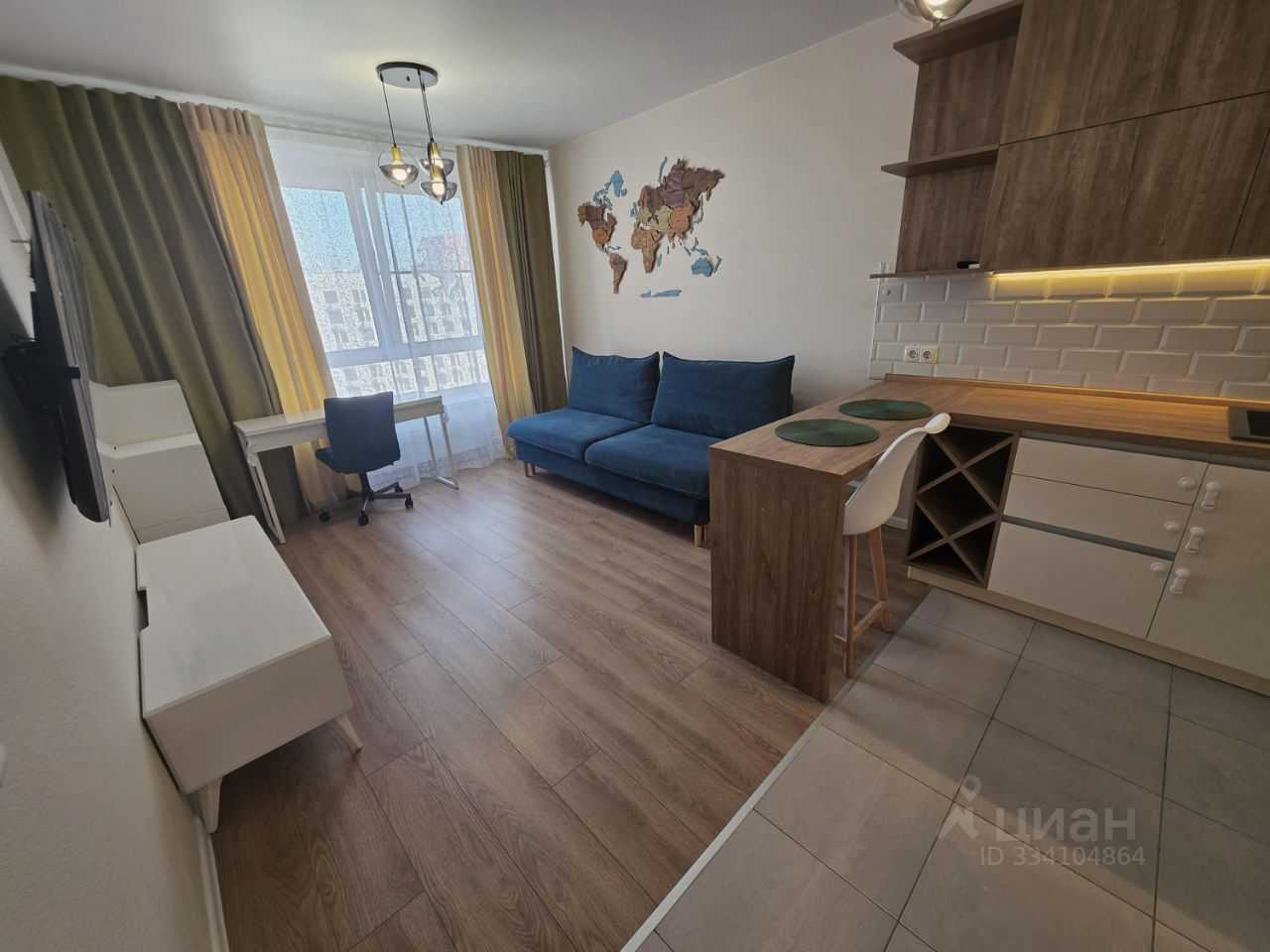 3-комнатная квартира, 53 м² — фотография 3