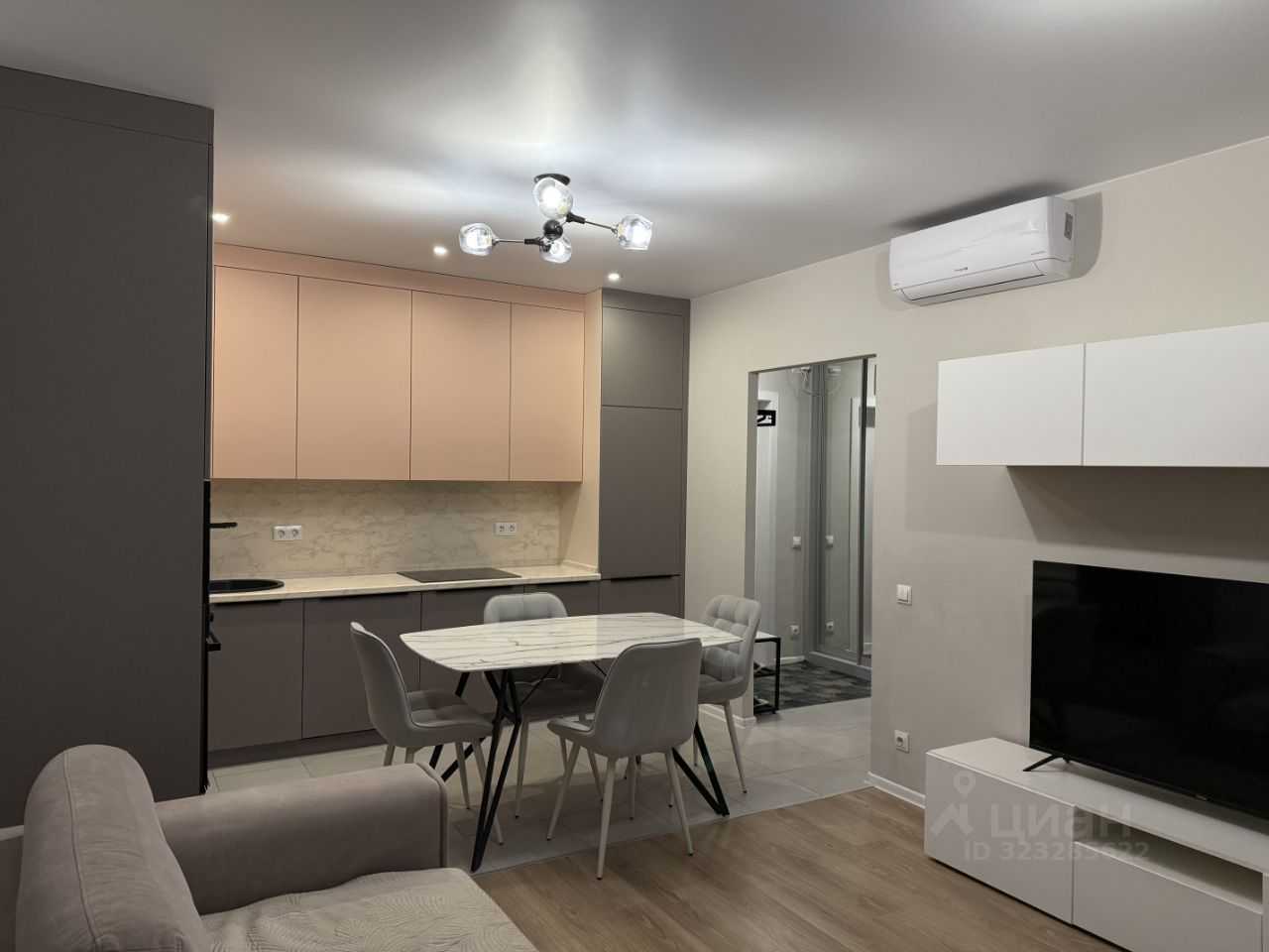 2-комнатная квартира, 57 м²