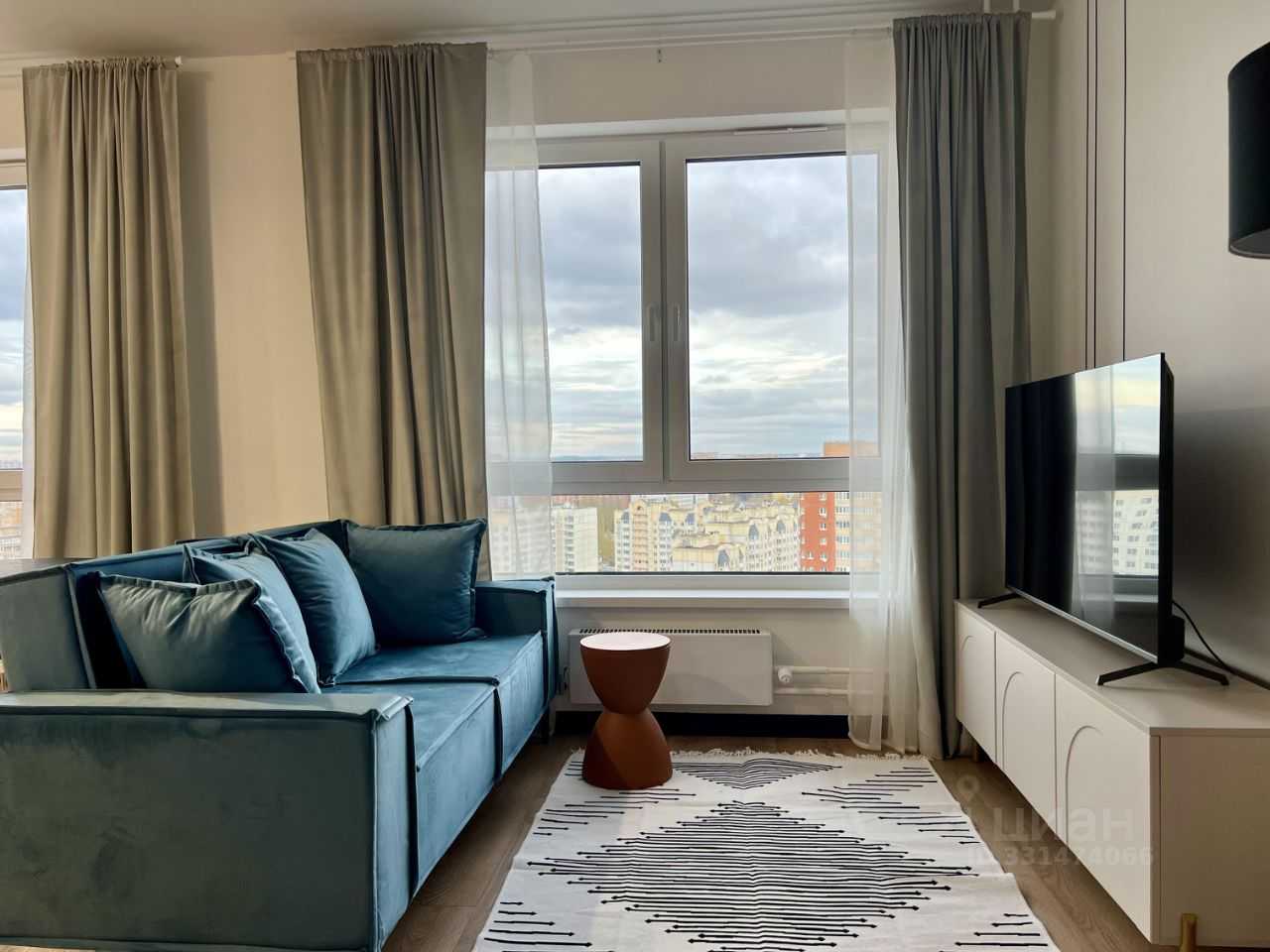 1-комнатная квартира, 33,7 м² — фотография 2