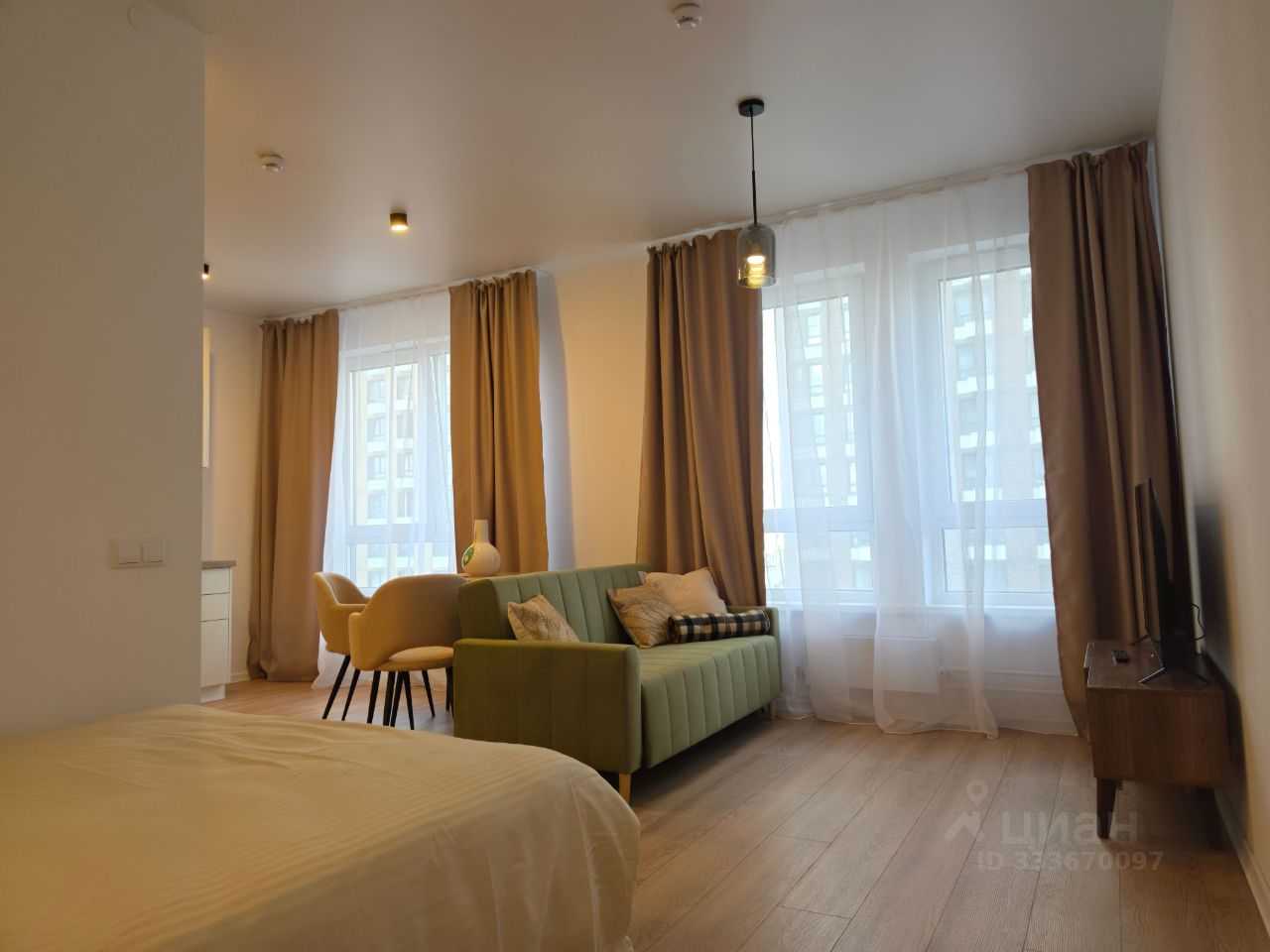 1-комнатная квартира, 33,7 м² — фотография 2
