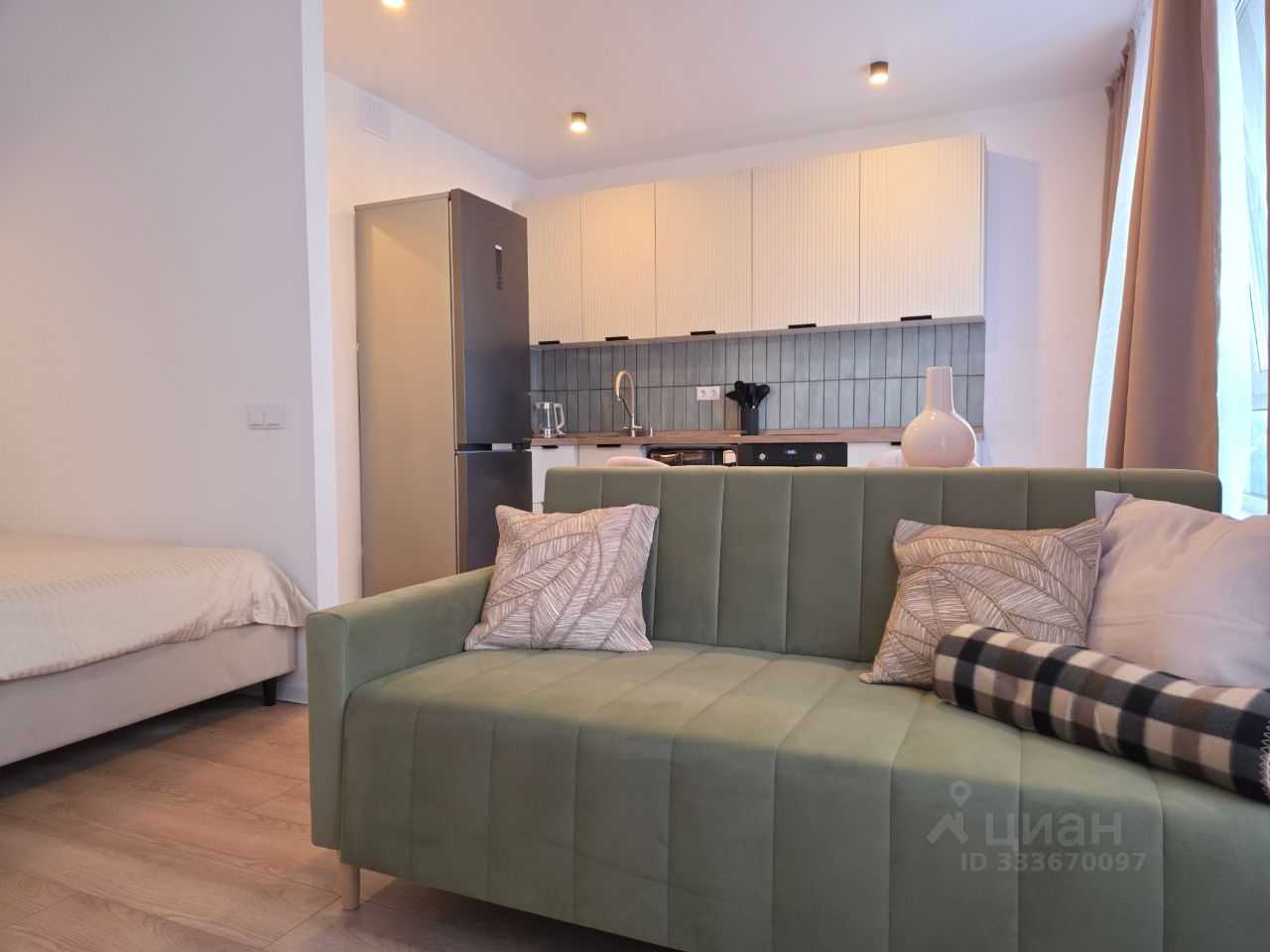 1-комнатная квартира, 33,7 м² — фотография 3