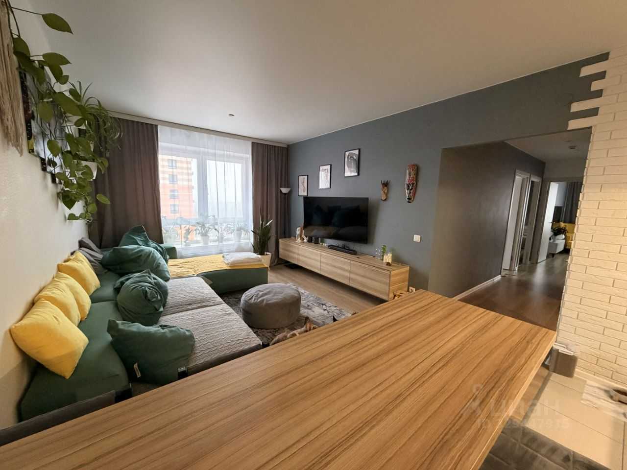 3-комнатная квартира, 80 м²