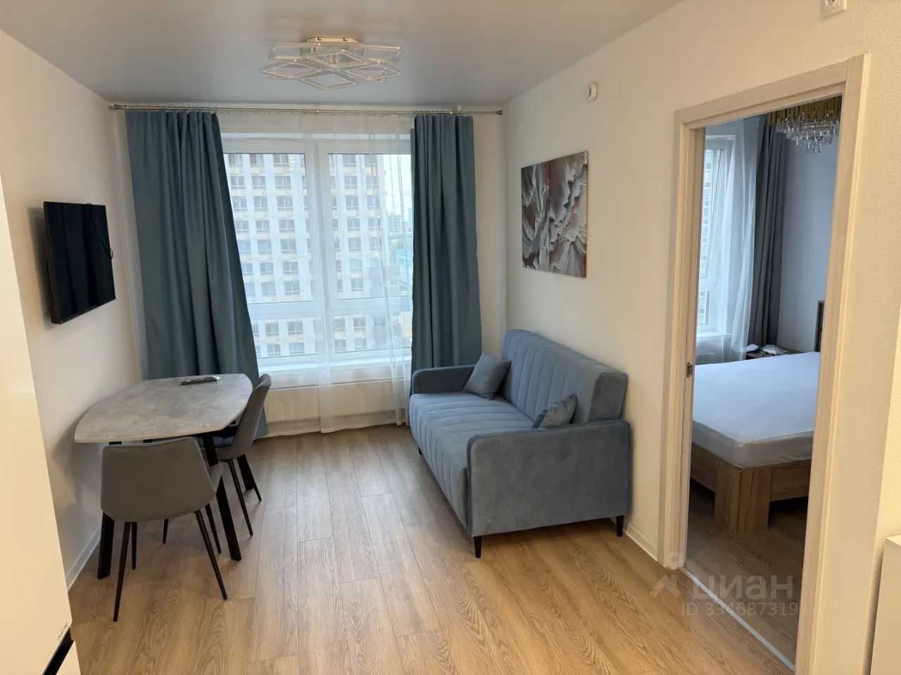 1-комнатная квартира, 34 м²