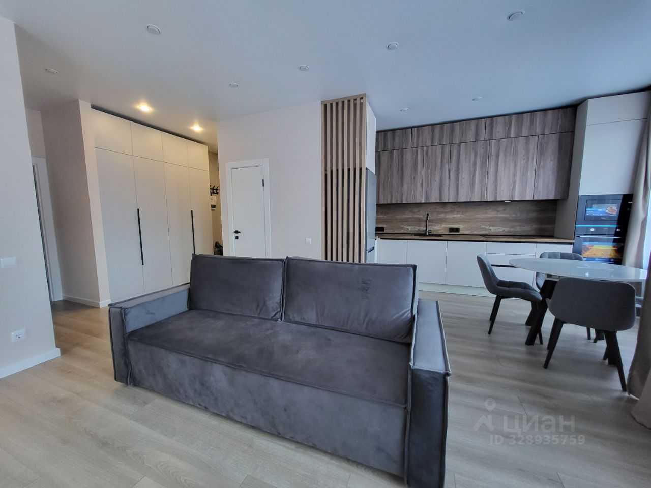 2-комнатная квартира, 56 м² — фотография 2