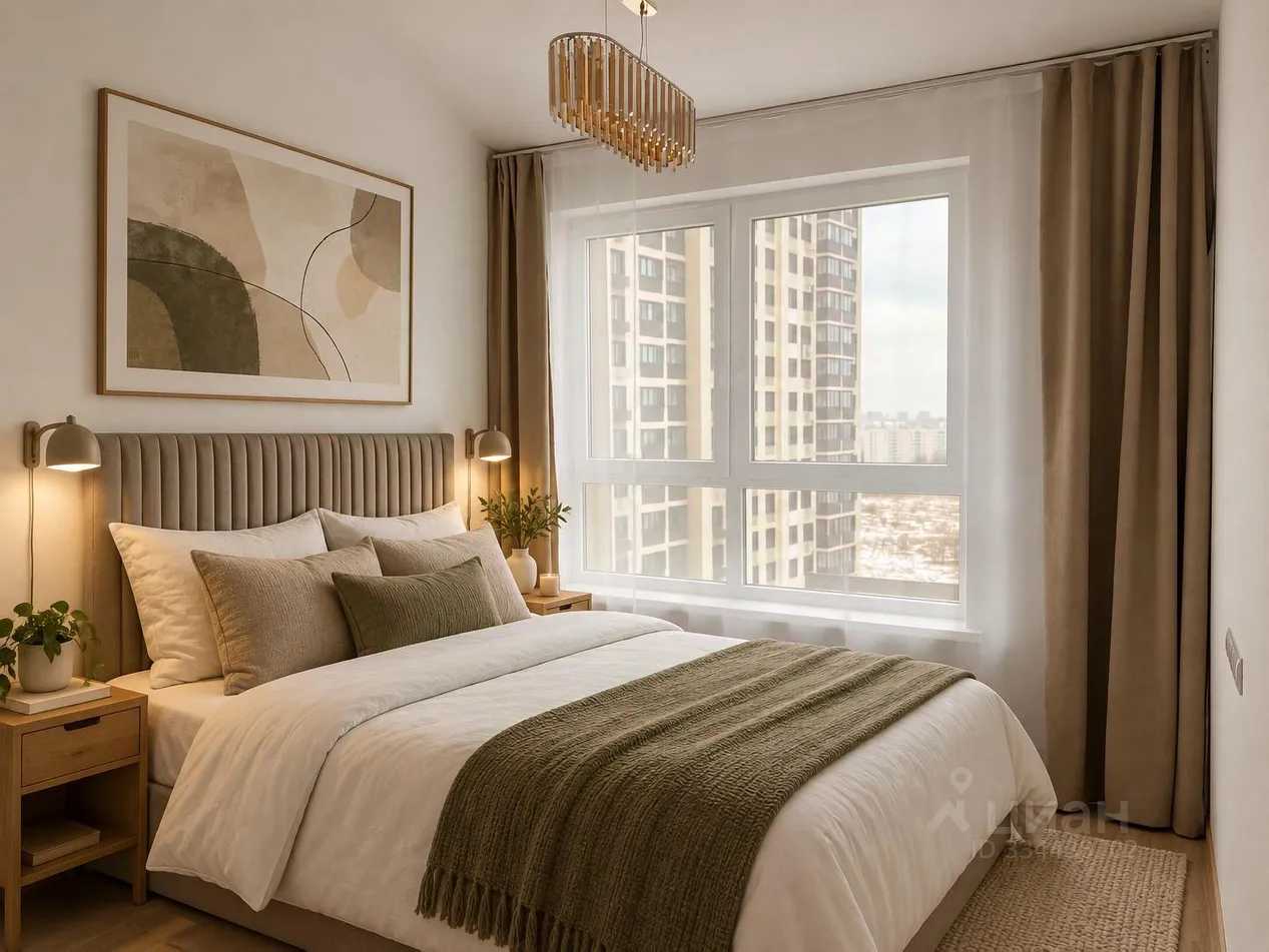 1-комнатная квартира, 33,5 м²