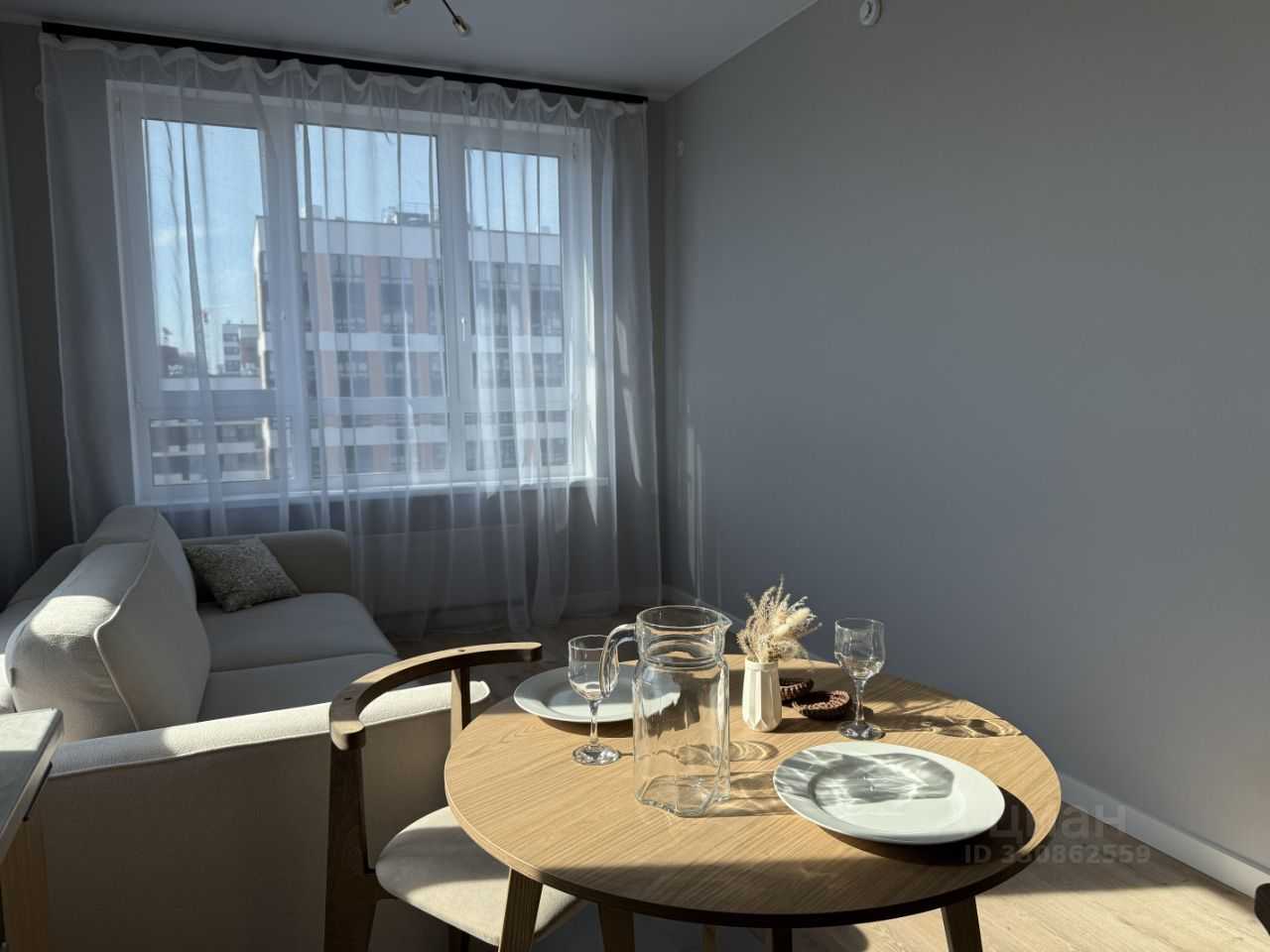 3-комнатная квартира, 59,5 м²