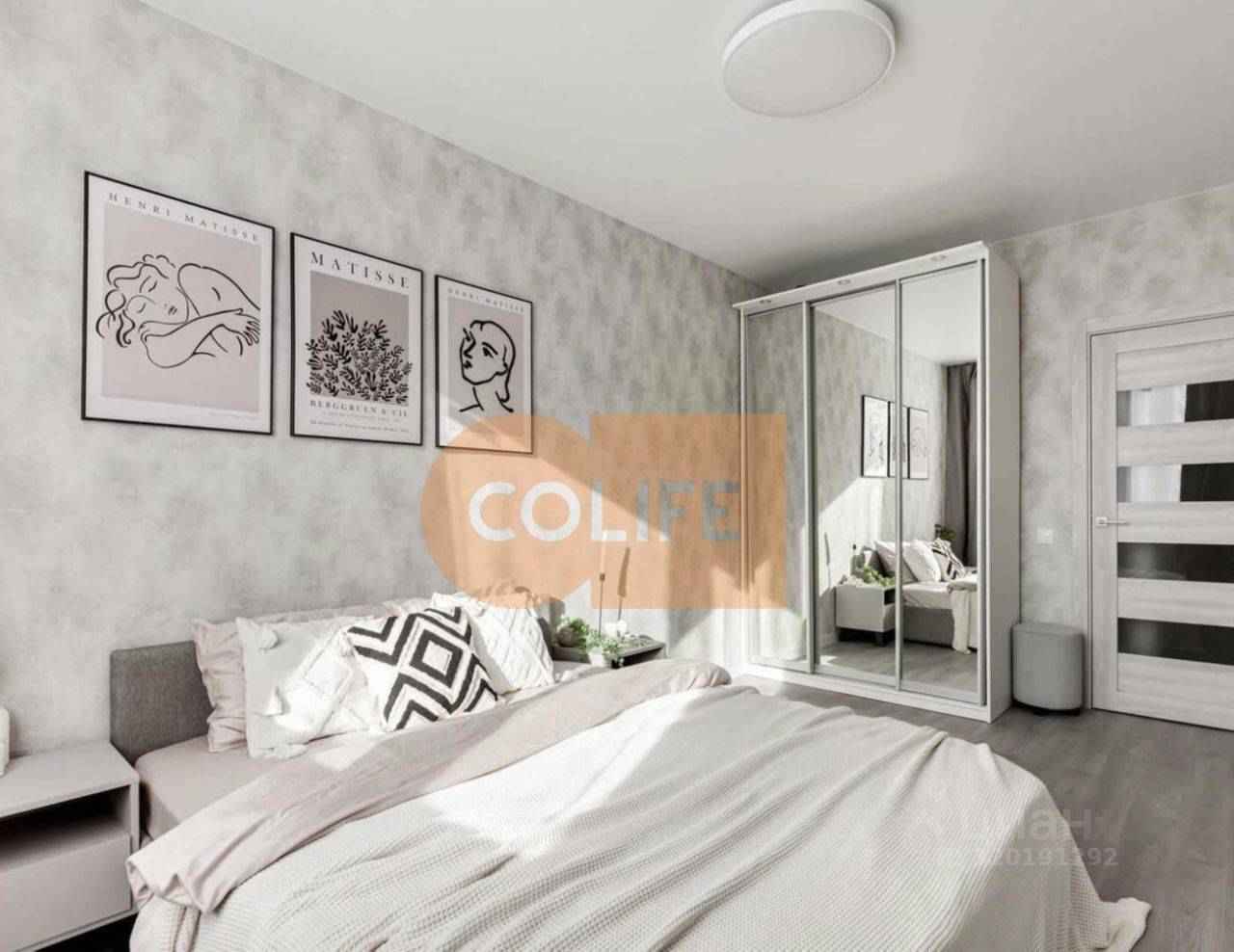 1-комнатная квартира, 39,5 м²