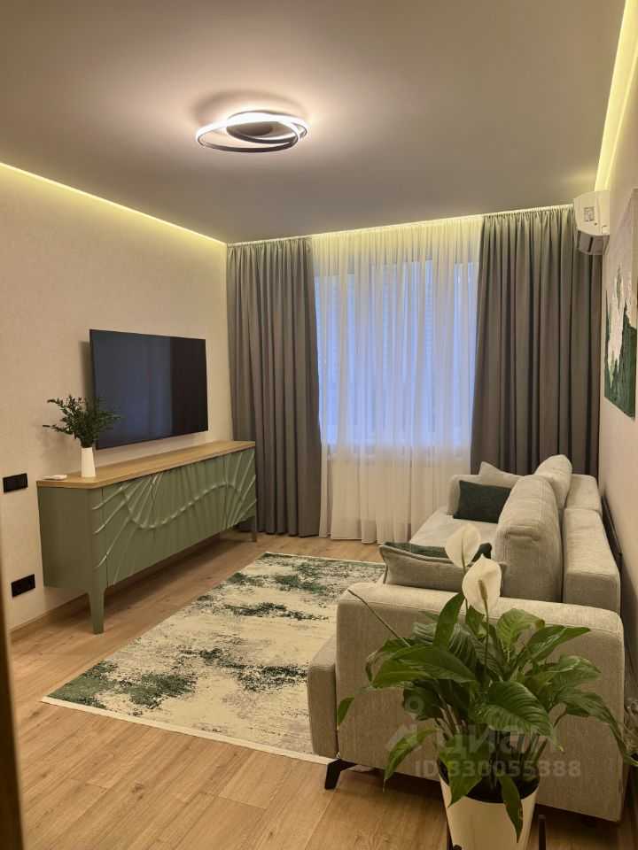 1-комнатная квартира, 38 м²