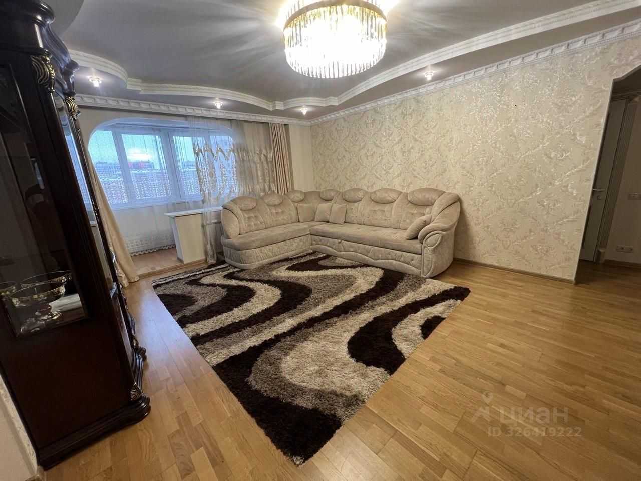 3-комнатная квартира, 76,6 м²