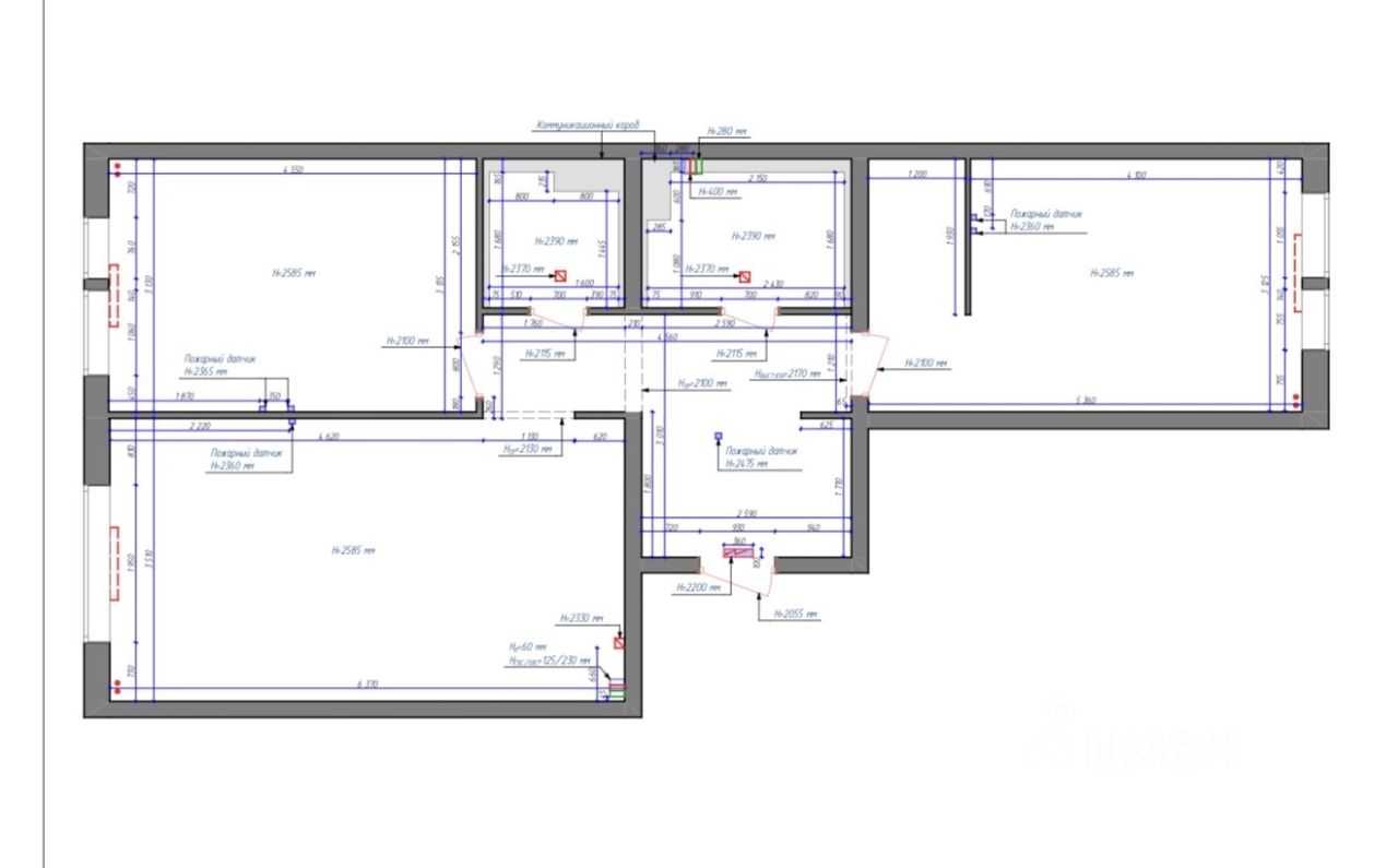 2-комнатная квартира, 70 м² — фотография 2