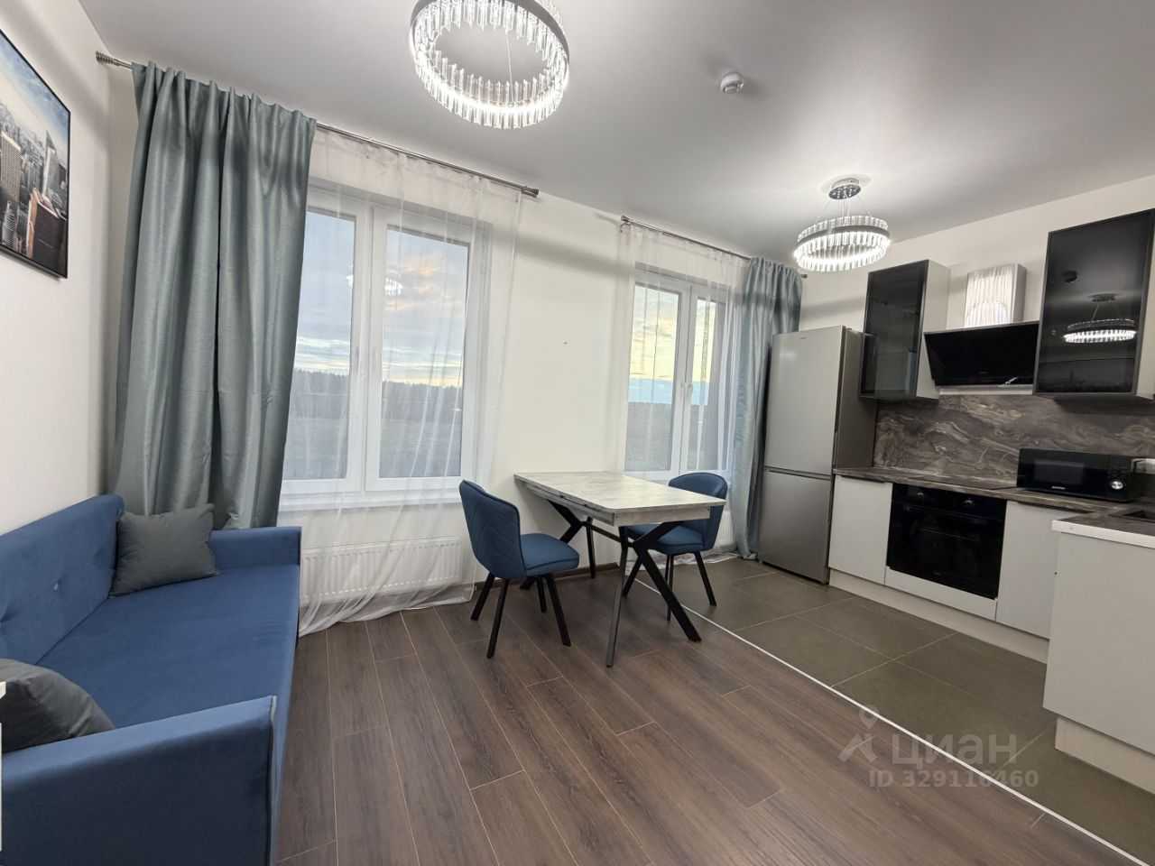 1-комнатная квартира, 39 м²