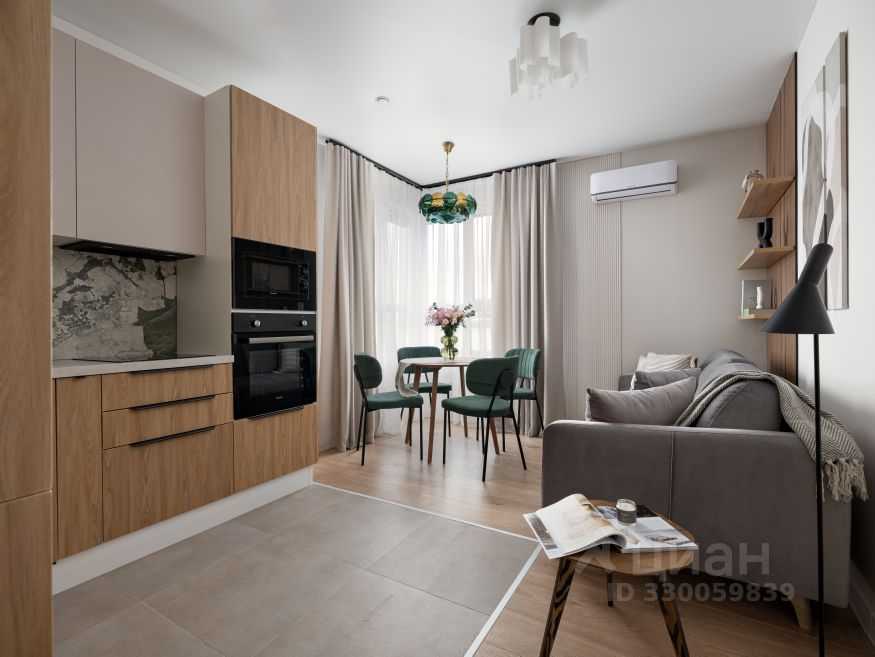 1-комнатная квартира, 42,7 м²