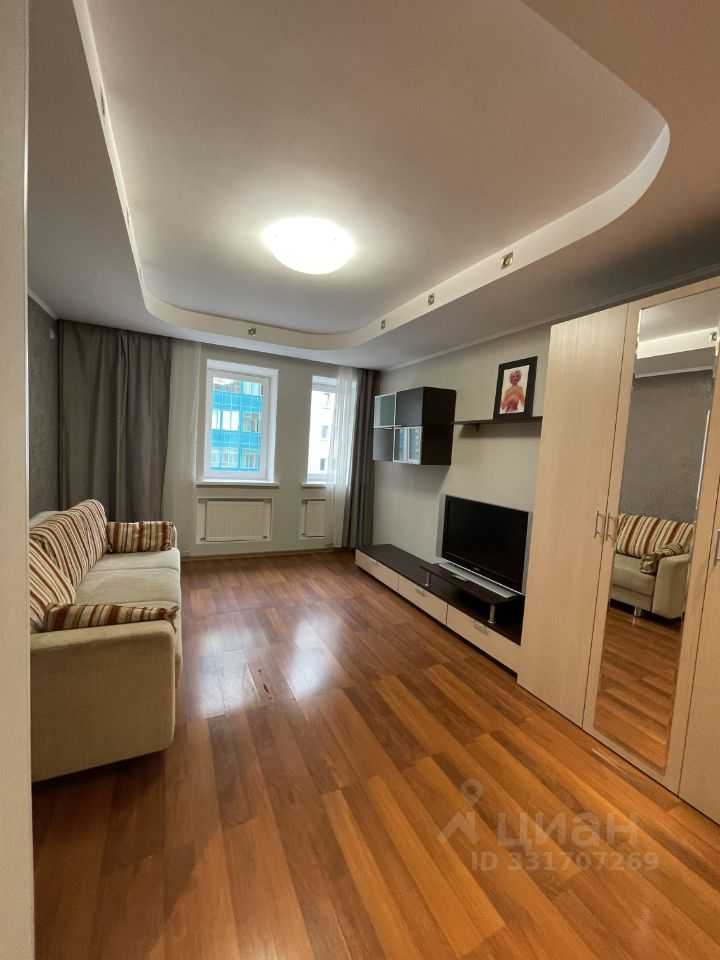1-комнатная квартира, 56 м²