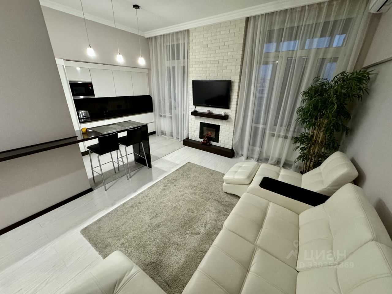 2-комнатная квартира, 58 м² — фотография 3