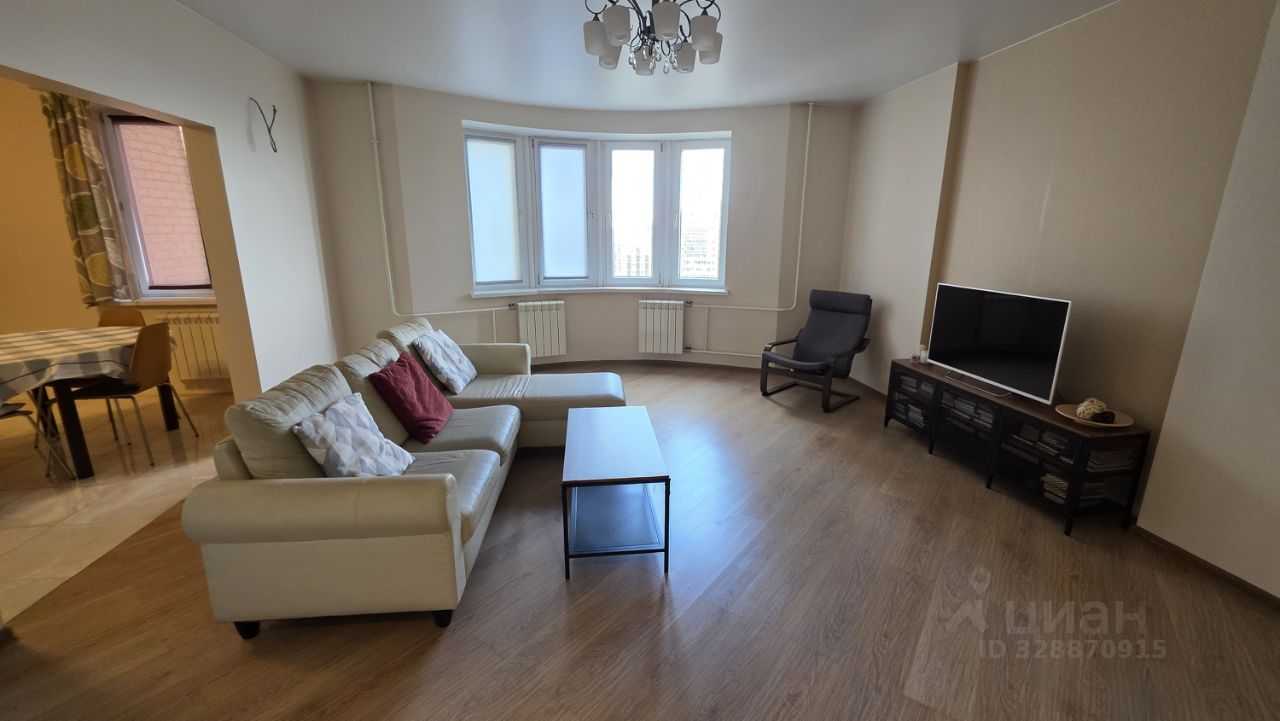 3-комнатная квартира, 90,5 м² — фотография 3