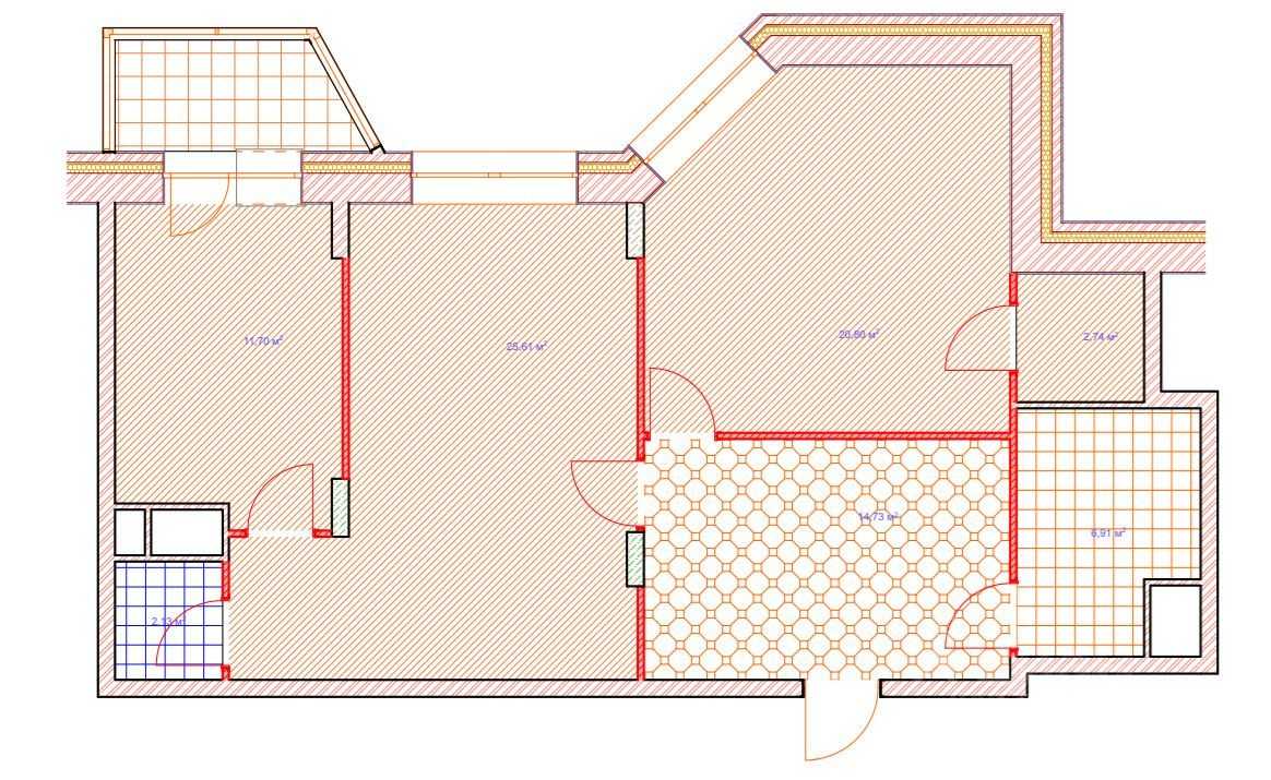 3-комнатная квартира, 87 м² — фотография 2