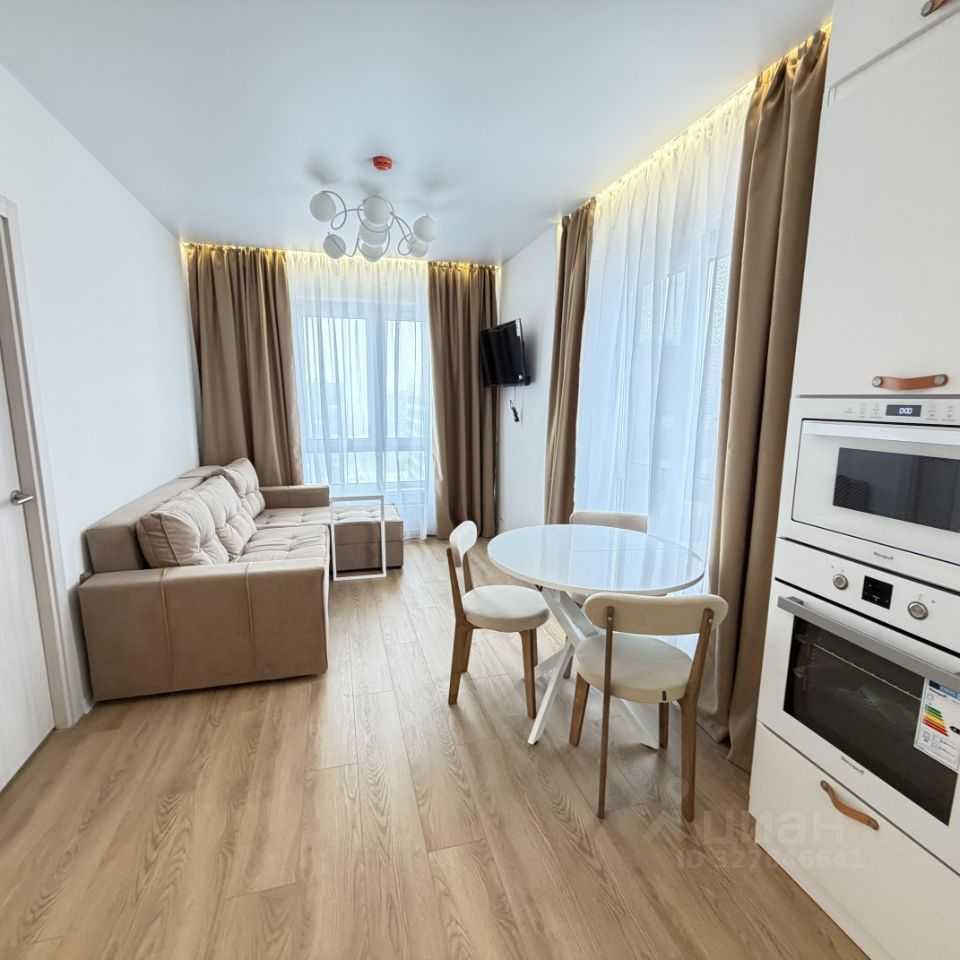 1-комнатная квартира, 39,5 м²