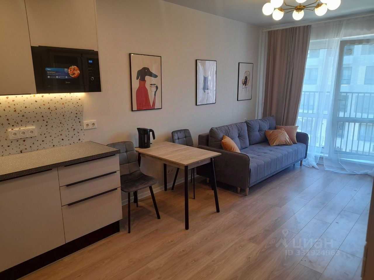 1-комнатная квартира, 36 м²