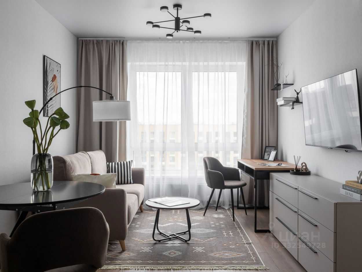 1-комнатная квартира, 35,8 м²