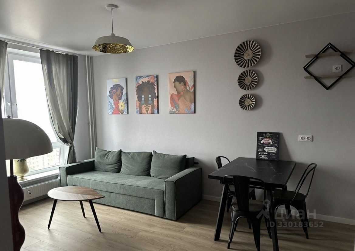1-комнатная квартира, 37,8 м² — фотография 2