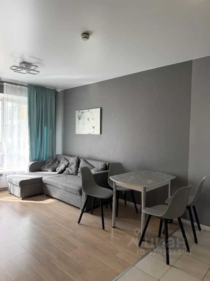 1-комнатная квартира, 38,4 м²