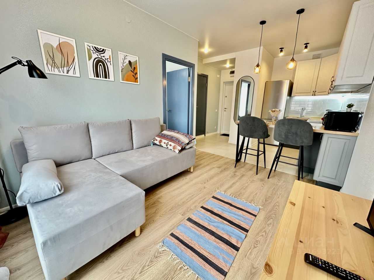 1-комнатная квартира, 35 м²