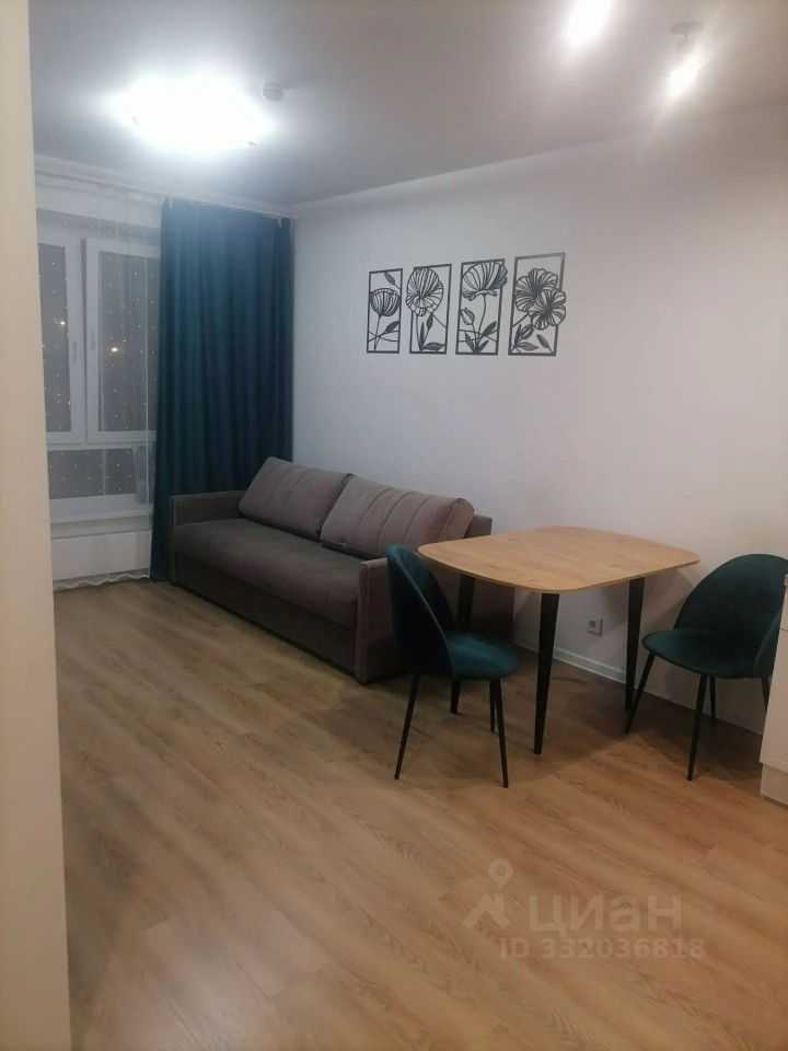 1-комнатная квартира, 33,5 м² — фотография 2